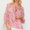 Alanna Floral Print Longsleeve Blouse