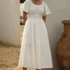 Andrea Poplin Midi Dress