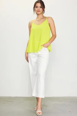 Back Strap Detail Pleated Cami