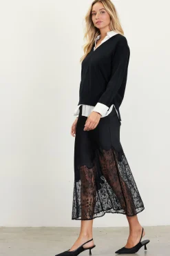 Blair Mixed Media Sweater