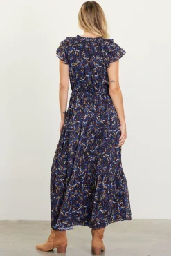 Blake Print Tiered Maxi Dress