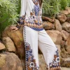Blythe Floral Print Relaxed Pants