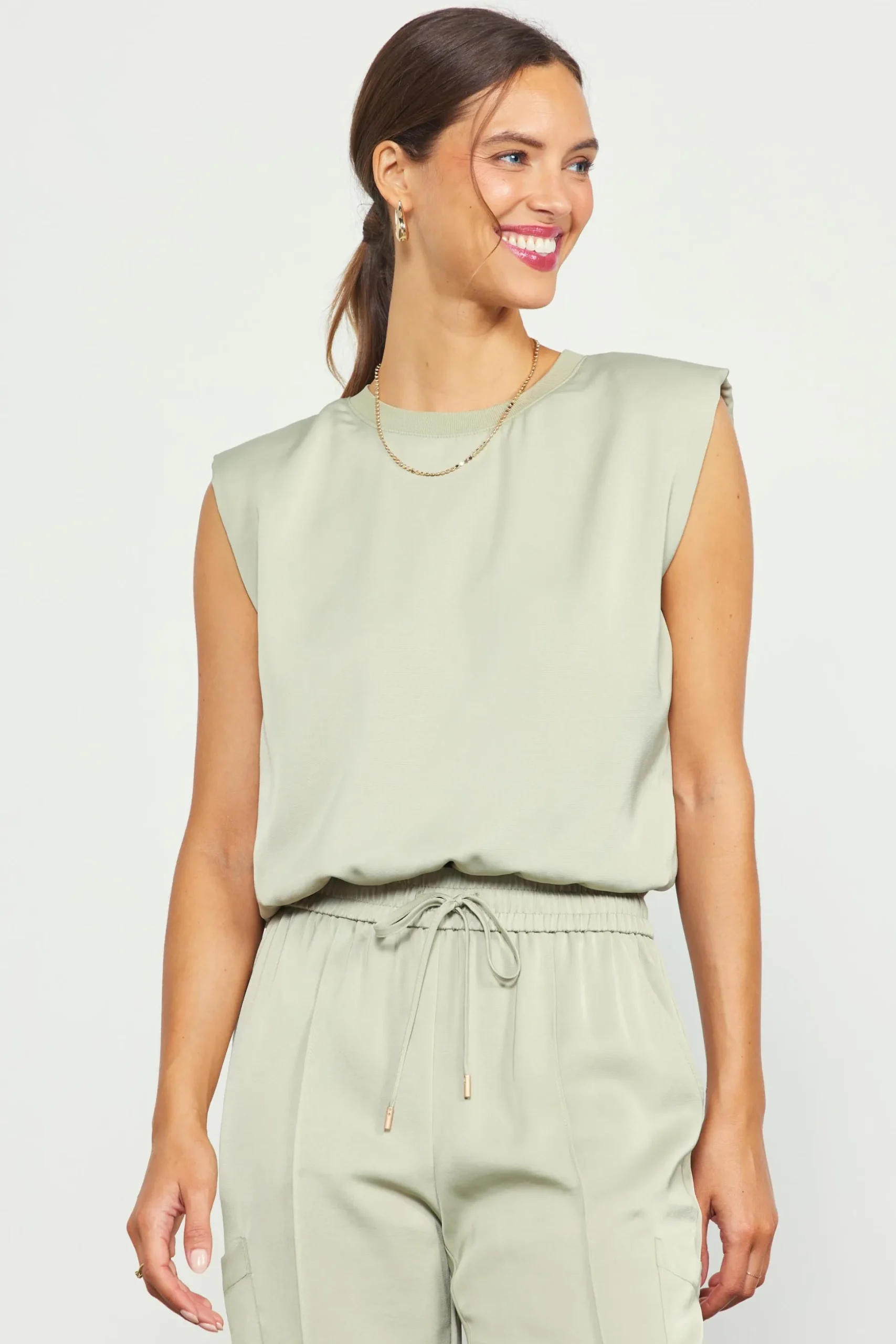 Bubble Hem Muscle Tank