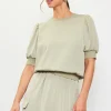 Bubble Sleeve Top