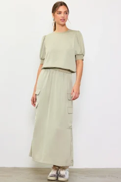 Bubble Sleeve Top