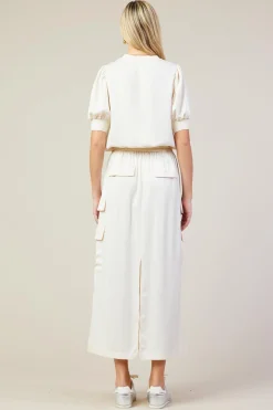 Bubble Sleeve Top