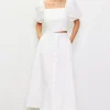 Button Down Maxi Skirt