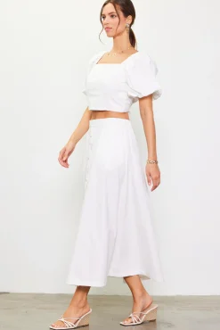 Button Down Maxi Skirt
