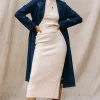 Cable Knit Midi Skirt