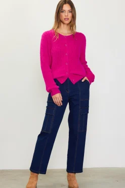 Cable-Knit Cardigan
