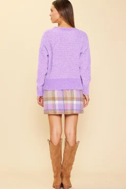 Chenille Knit Sweater