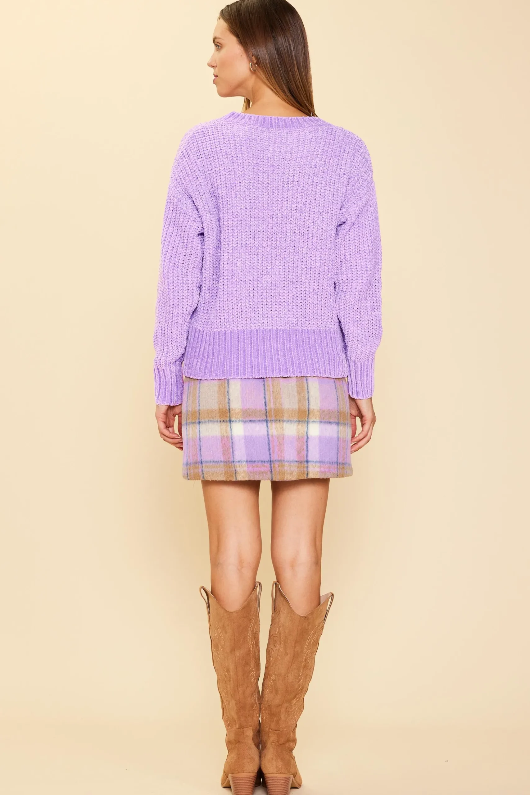 Chenille Knit Sweater