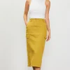 Cotton Twill Cargo Skirt