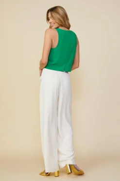 Cowl Neck Sleeveless Top