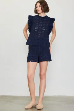 Crochet High Waisted Shorts