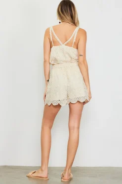 Crochet Lace High Waist Shorts