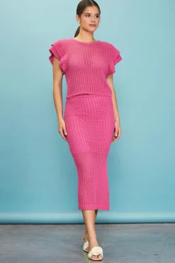 Crochet Midi Skirt
