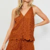 Crochet Scalloped Hem Tank Top