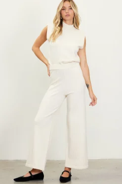 Cropped Knit Pants