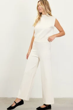 Cropped Knit Pants