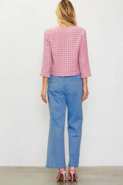 Cropped Tweed Jacket