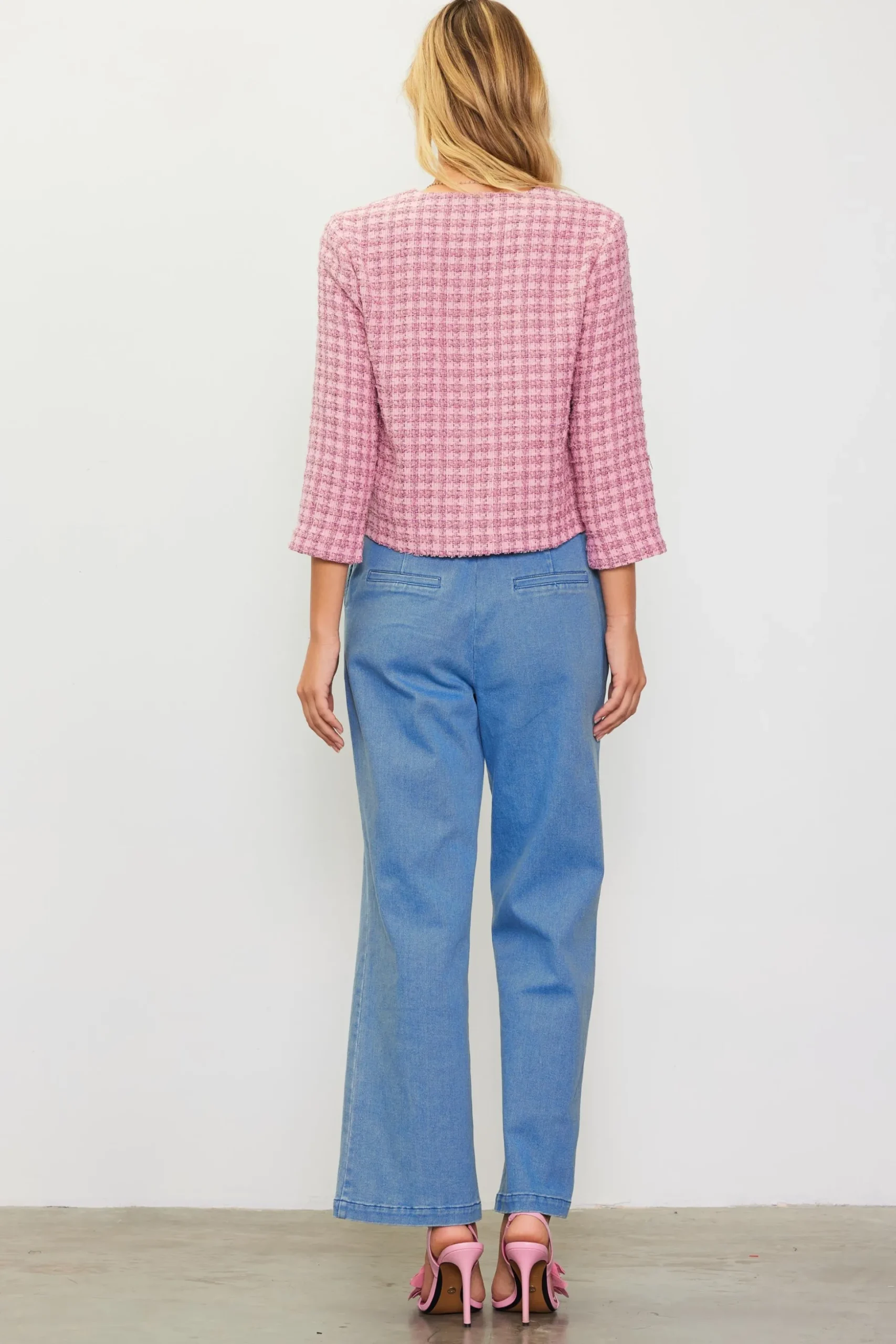 Cropped Tweed Jacket