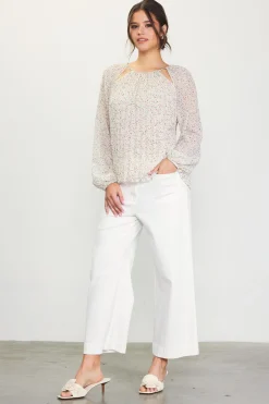 Cutout Detail Longsleeve Top
