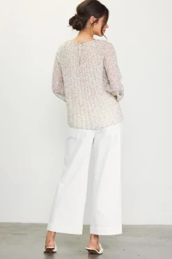 Cutout Detail Longsleeve Top