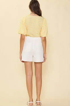 Denim Wrap Skort