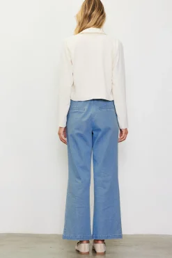 Double Breasted Crop Blazer
