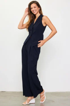 Double Pleated Wide Pants