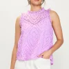 Eyelet Lace Top