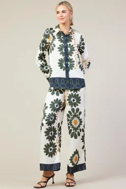 Floral Print Longsleeve Blouse