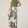 Floral Print Mixed Media Dress