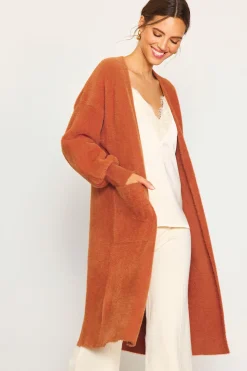 Fuzzy Longsleeve Cardigan