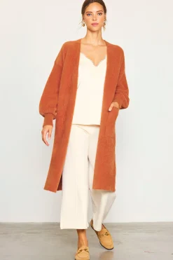 Fuzzy Longsleeve Cardigan