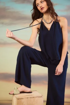 Gaia Tulip Back Halter Top