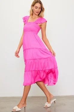 Hathaway Tiered Midi Dress