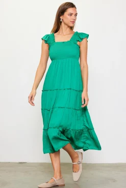 Hathaway Tiered Midi Dress