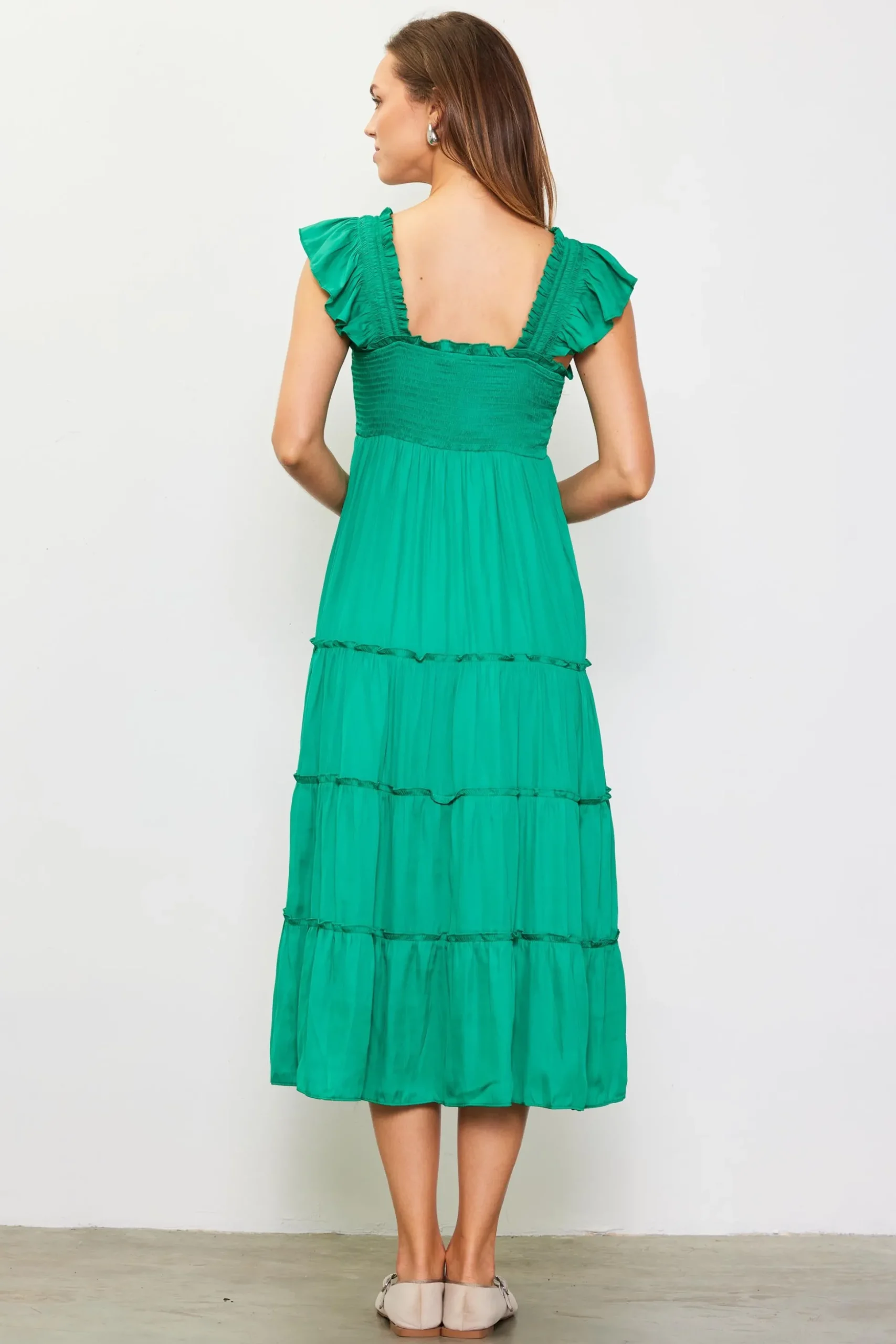 Hathaway Tiered Midi Dress