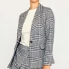 Houndstooth Tailored Blazer