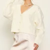 Jewel Button Detail Cardigan