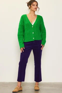 Jewel Button Detail Cardigan