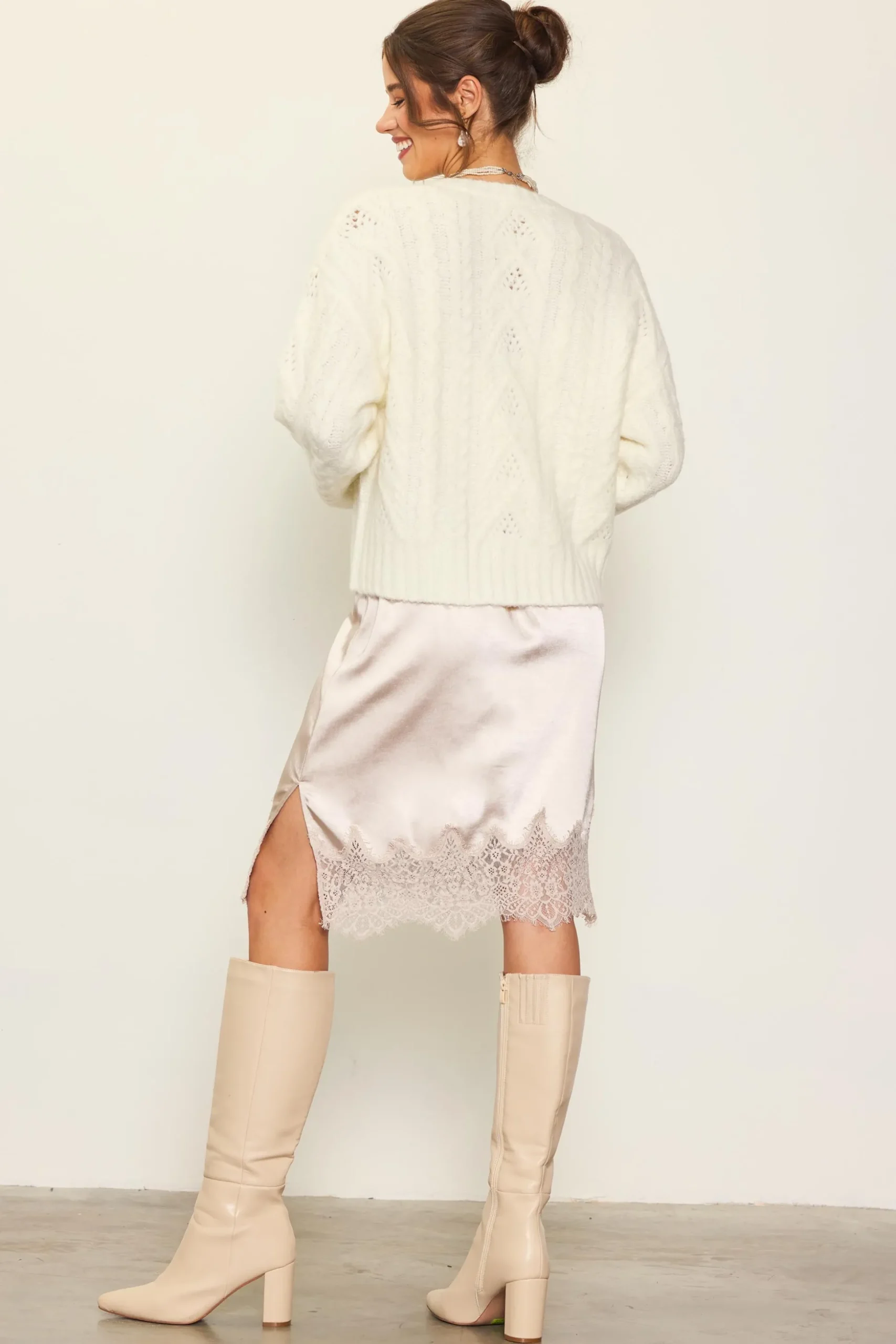 Jewel Button Detail Cardigan