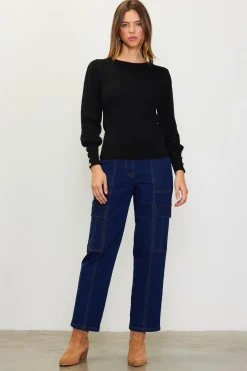 Jewel Detail Longsleeve Sweater