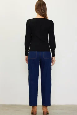 Jewel Detail Longsleeve Sweater