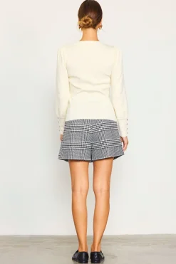 Jewel Detail Longsleeve Sweater
