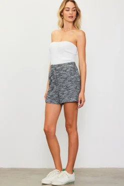 Knit Tweed Shorts