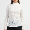 Lace Mock Neck Top