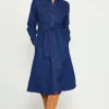 Long Sleeve Denim Shirt Dress